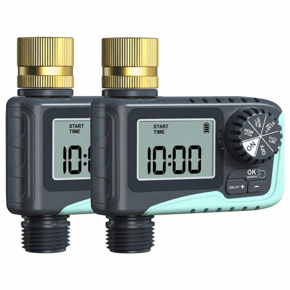 2-Pack Programmable Hose Timers with Brass Swivel, Digital Faucet Irrigation Controller with Rain Delay and Manual price history on PriceWatchPro
