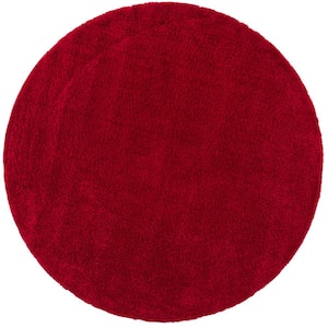 Solo Calabasas Red 6' 0 x 6' 0 Round Rug