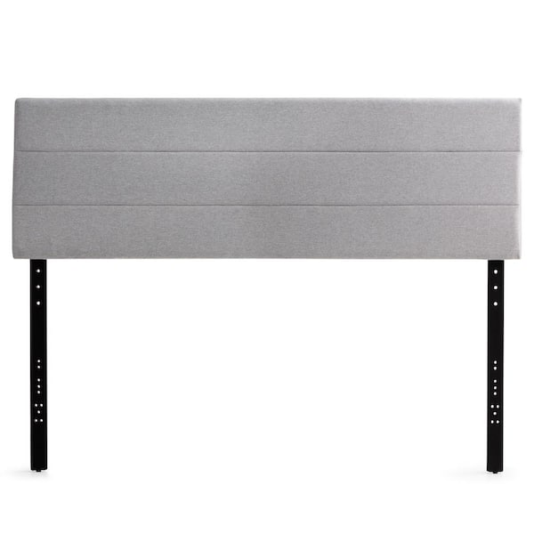 Brookside Stella Stone King/Cal King Mid-Rise Upholstered Channel Headboard