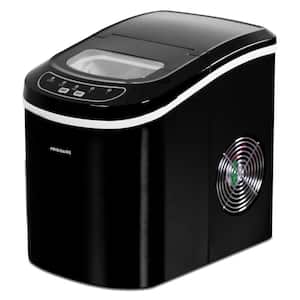 26 lb. Freestanding Compact Ice Maker in Black