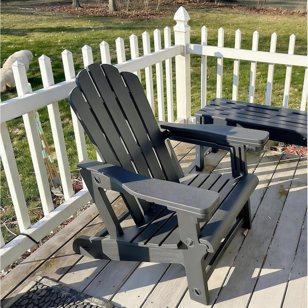 PURPLE LEAF Adirondack Chair 2-set HDPE All-Weather Outdoor