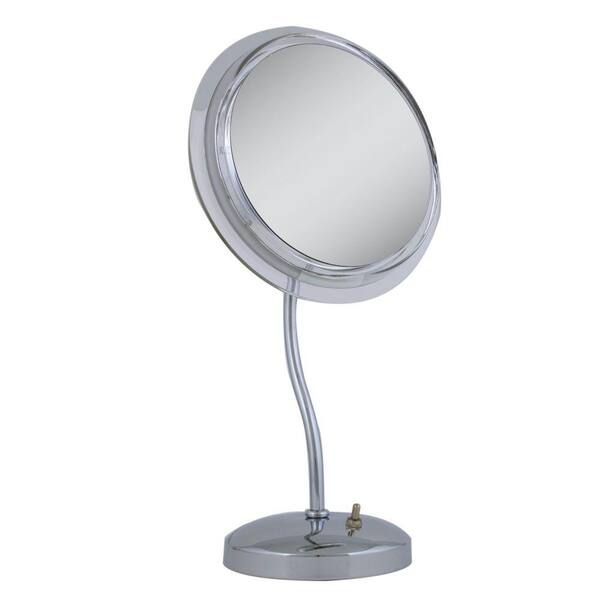 Zadro Surround Light 7X S-Neck Vanity Mirror in Chrome