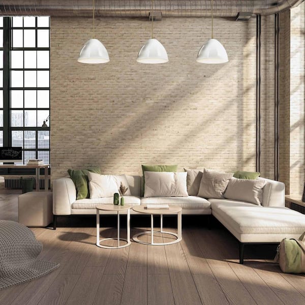 Designers Fountain Biba 60-Watt 1-Light Brushed Gold Modern Pendant Light with Ice Mist Metal Shade and No Bulbs Included