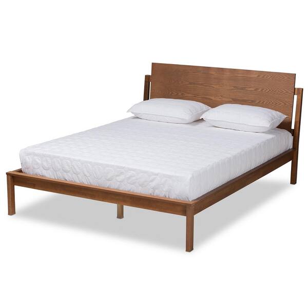 Baxton Studio Giuseppe Modern and Contemporary Walnut Brown Finished Queen Size Platform Bed Baxton Studio Giuseppe Modern and Contemporary Walnut Brown Finished Queen Size Platform Bed