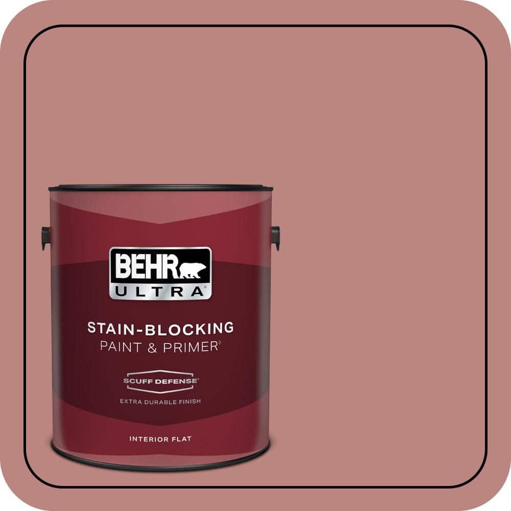 1 gal. #S150-4 Red Clover Extra Durable Flat Interior Paint & Primer price history on PriceWatchPro