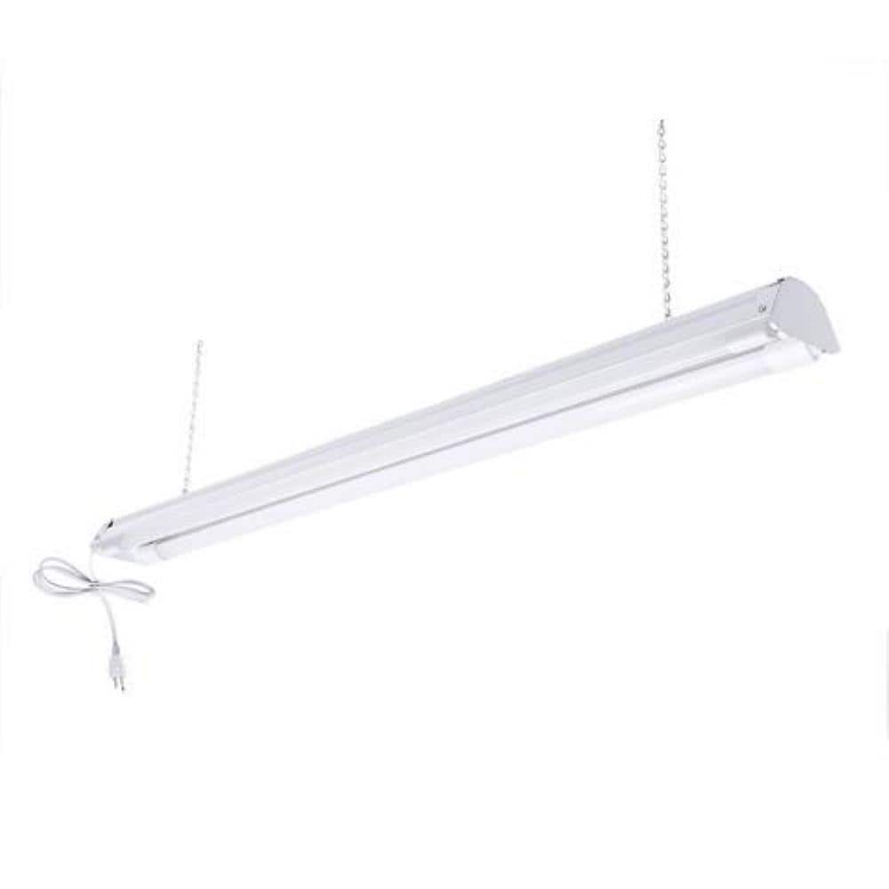 4 ft. 32-Watt T8/T12 LED White Shop Light 5000K (LED Tubes Included) price history on PriceWatchPro