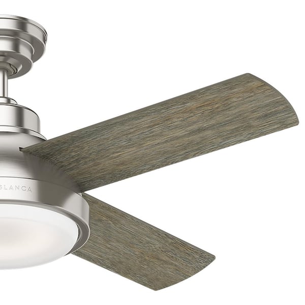Casablanca Levitt 44 In Brushed Nickel, How To Balance A Casablanca Ceiling Fan With Lighter