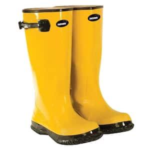 Men's Size 14 Yellow Rubber Slush Boots