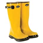 Enguard Men's Size 14 Yellow Rubber Slush Boots-EGSB-14 - The Home Depot