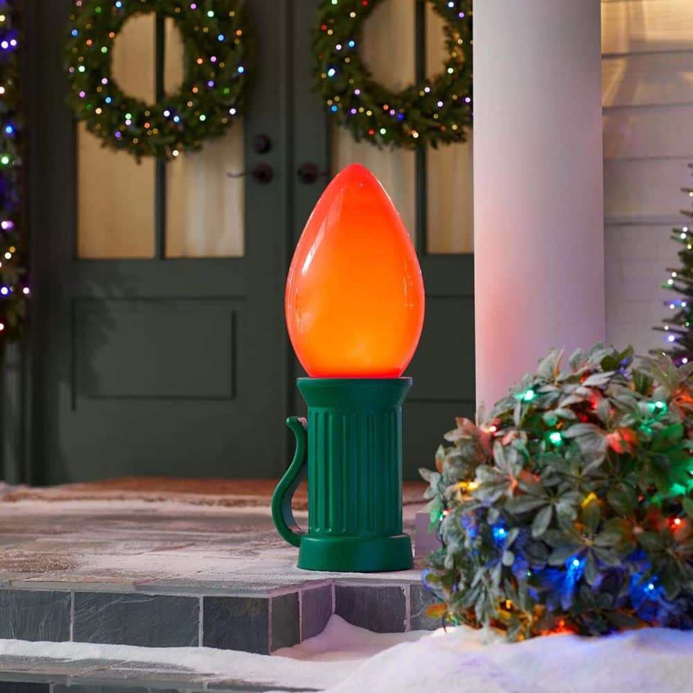 Home Accents Holiday 3 ft Battery Operated LED Giant Bulb 26PA07223 ...