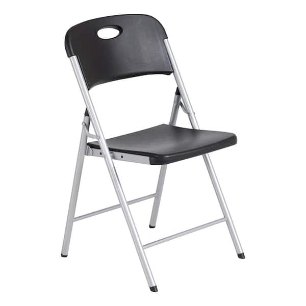 Lifetime Folding Chair Black 80877 The Home Depot