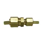 5/8 in. x 3/8 in. OD Compression Brass Reducing Coupling Fitting