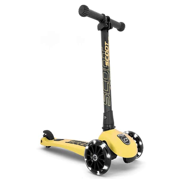 Unbranded Ride-on Stand Kid Scooter, Toddlers Aged 3-6, Highwaykick 3, Lemon