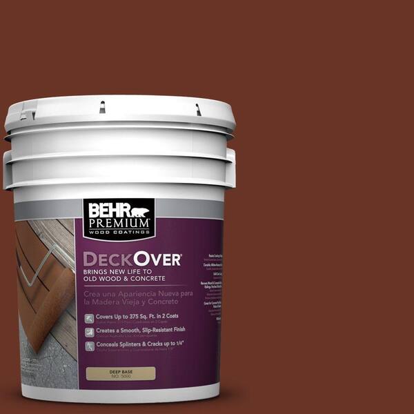 BEHR Premium DeckOver 5 gal. #SC-118 Terra Cotta Solid Color Exterior Wood and Concrete Coating
