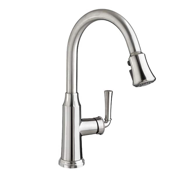 American Standard Portsmouth Single-Handle Pull-Down Sprayer Kitchen Faucet 1.8 gpm in Stainless Steel