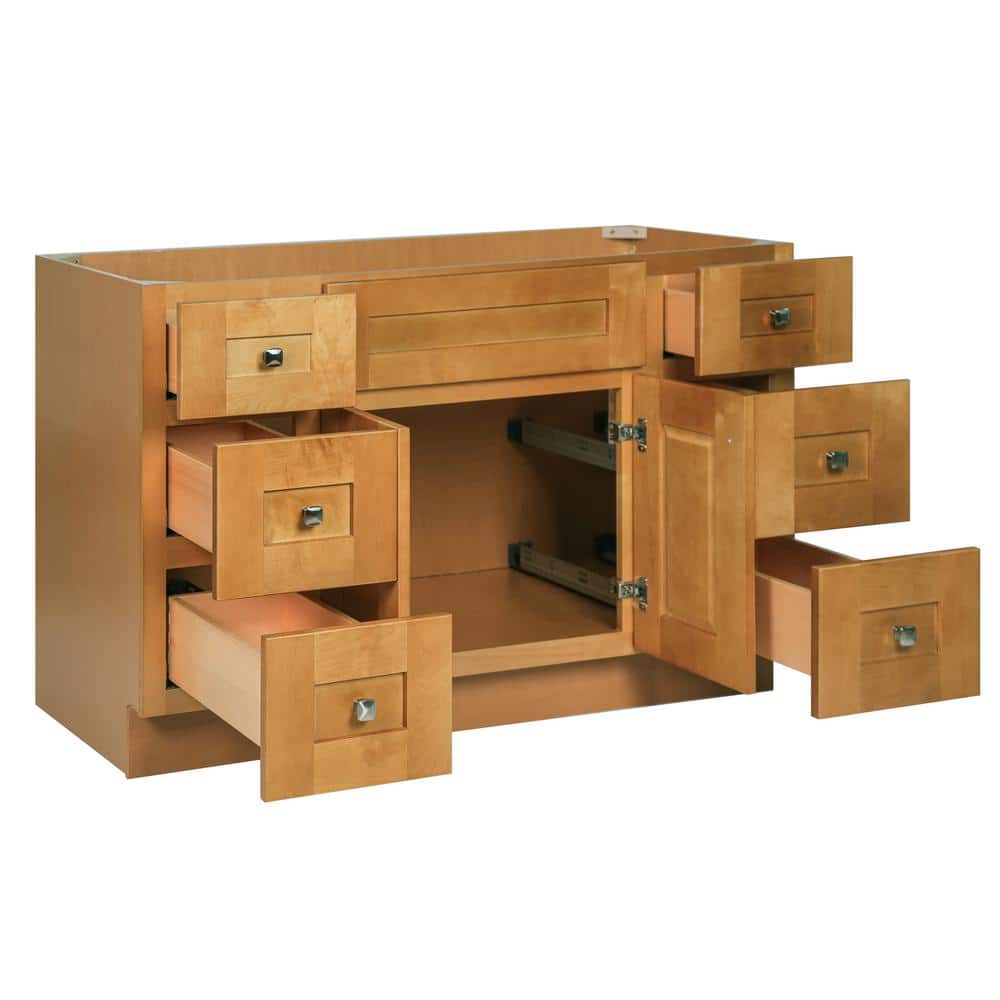 Brookings 48 Inch Modern Birch Freestanding Bathroom Vanity