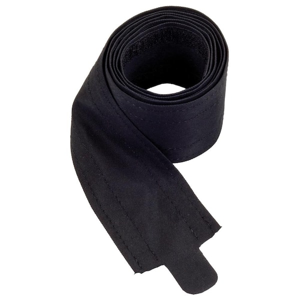 Commercial Electric 5 ft. Fabric Floor Cord Protector in Black A92-5K - The  Home Depot