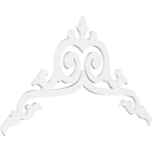 1 in. x 72 in. x 36 in. (12/12) Pitch Baile Gable Pediment Architectural Grade PVC Moulding