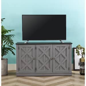 48 in. Gray TV Stand for TVs Upto 55 in.