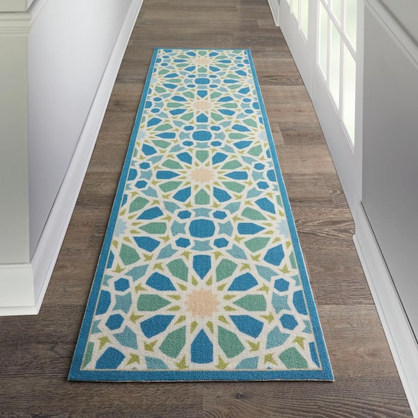 Waverly Sun N' Shade Indoor/Outdoor Porcelain 10' x 13' Area Rug