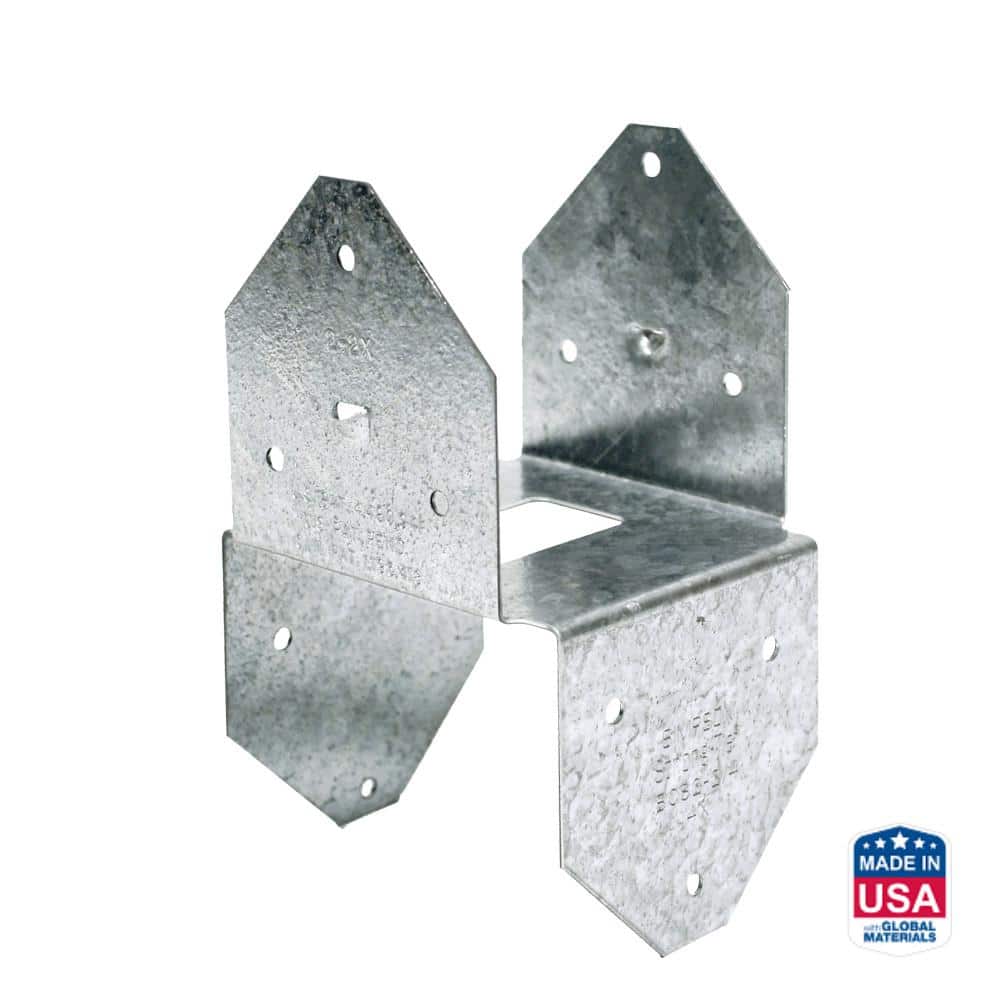 Simpson StrongTie BCS Galvanized Post Cap for Double 2x Beam, 4x Post BCS22/4 The Home Depot