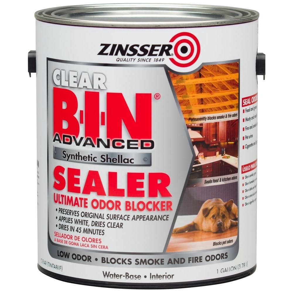 Rust-Oleum Industrial Zinsser B-I-N Shellac-Base Primers, 12 oz, Black, 6  CAN