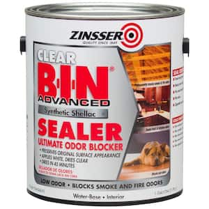 B-I-N Advanced 1 gal. Clear Synthetic Shellac Interior Sealer (2-Pack)