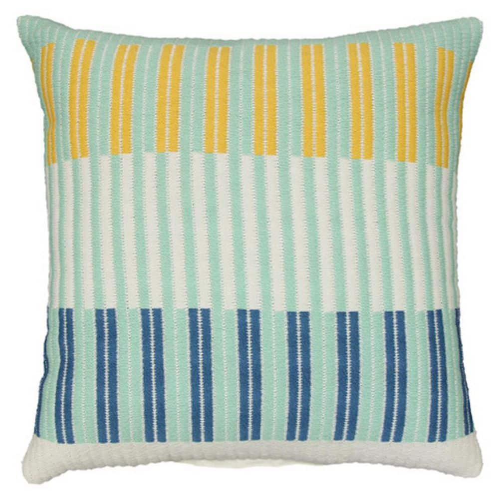 Photo inspiration: Hampton Bay 20 In X 20 In Collage Stripe Woven Photo Inspiration