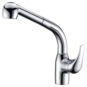 Harbour Single-Handle Pull-Out Sprayer Kitchen Faucet in Polished Chrome