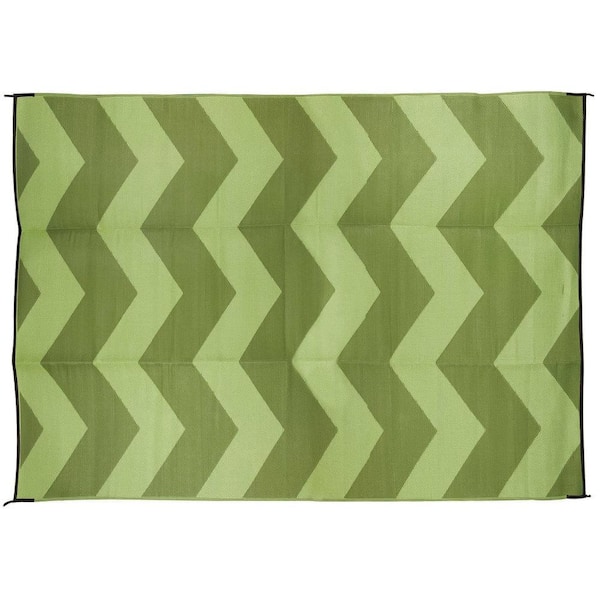 Camco Leisure Mat - Chevron Design, Green