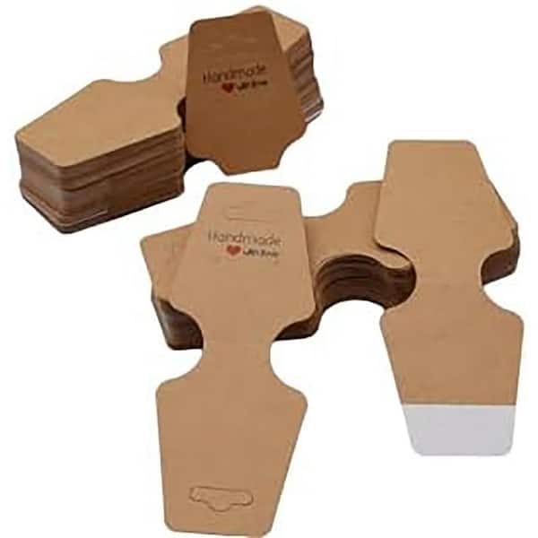 Unbranded Bracelet Display Cards 90 Piece Self Adhesive Packaging Jewelry Supplies for Necklace Earrings Keychain Hair Band