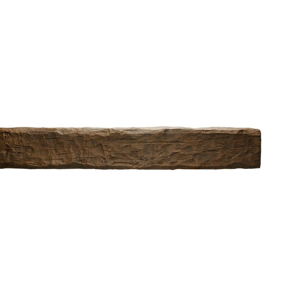 Medium Oak Hand Hewn Faux Wood Beam 13' Long