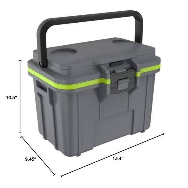 8 QT Hard-Sided Personal Cooler and Dry Box, Insulated Portable