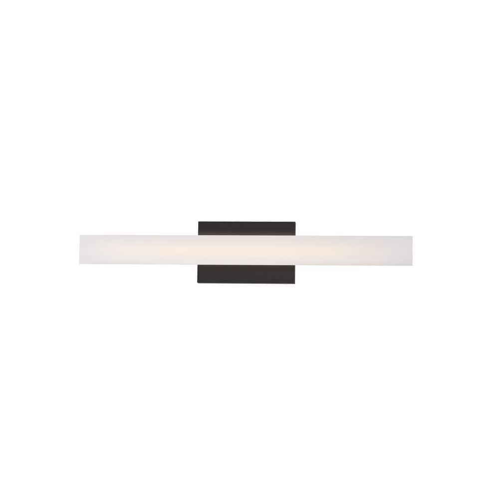 Vogue 24 in. 1 Light Black LED Vanity Light price history on PriceWatchPro