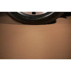 Rib 10 ft. x 24 ft. Sandstone Vinyl Garage Flooring Cover and Protector