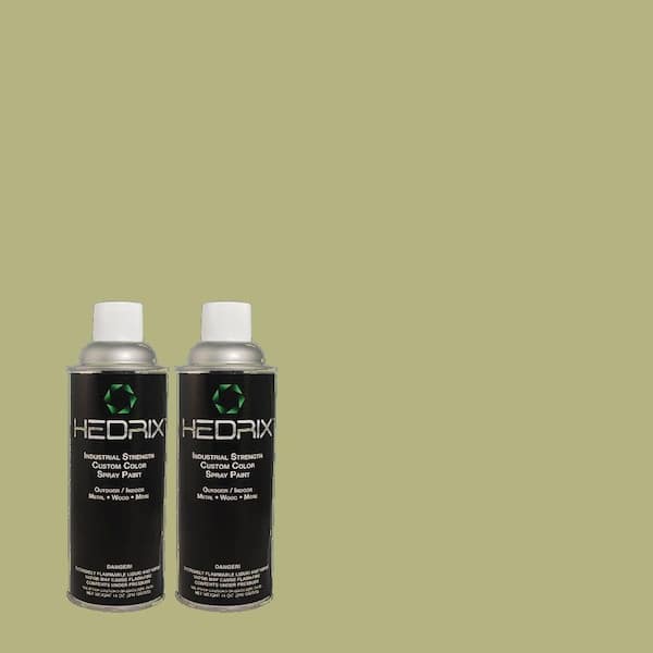 Hedrix 11 oz. Match of 2A62-4 Palm Frond Gloss Custom Spray Paint (2-Pack)