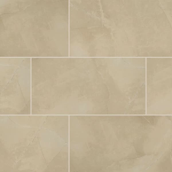 MSI Madison Galaxia 4 in. x 4 in. Polished Porcelain Stone Look Floor and Wall Tile Sample