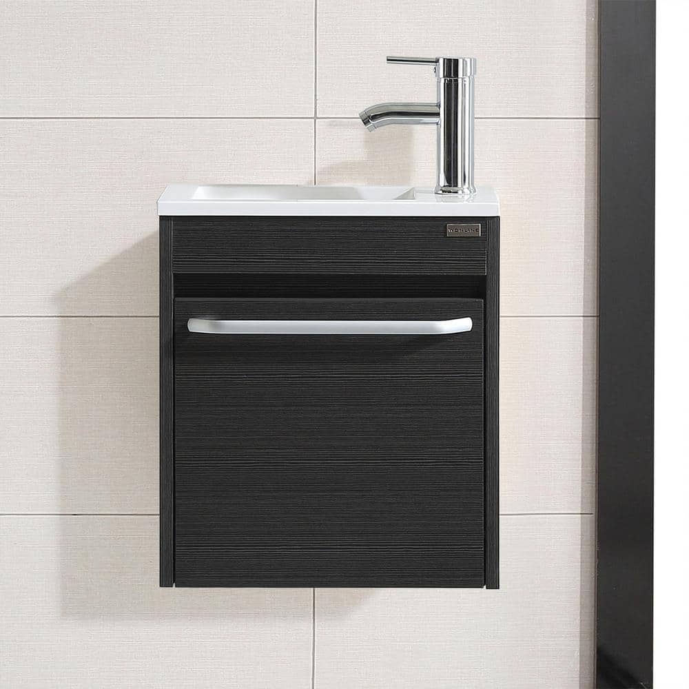 きな Wonline 15.75 in. W x 9.65 in. D x 17.72 in. H Wall-Mounted