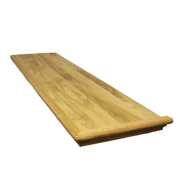 Stairtek RetroTread 11.5-in x 42-in Natural Prefinished White Oak Stair Tread Stairtek RetroTread 11.5-in x 42-in Natural Prefinished White Oak Stair Tread