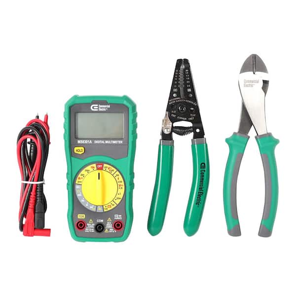 Commercial Electric Electrician's Tool Set (3-Piece)