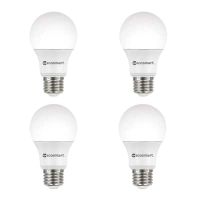 40-Watt Equivalent A19 Dimmable Energy Star LED Light Bulb Bright White (4-Pack)