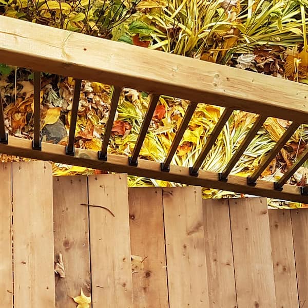NUVO IRON Square Surface Mount Deck Railing Adapters for 3/4 in. Square Balusters (20-Piece)