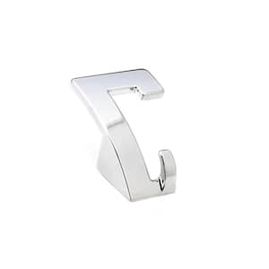 4 in. (101 mm) Chrome Contemporary Wall Mount Hook