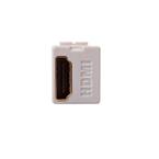 Feed Through, QuickPort HDMI Wire Connector - Ivory