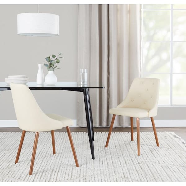 Walnut legs dining discount chairs