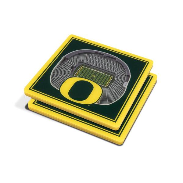 YouTheFan NCAA Oregon Ducks 3D StadiumViews Coasters