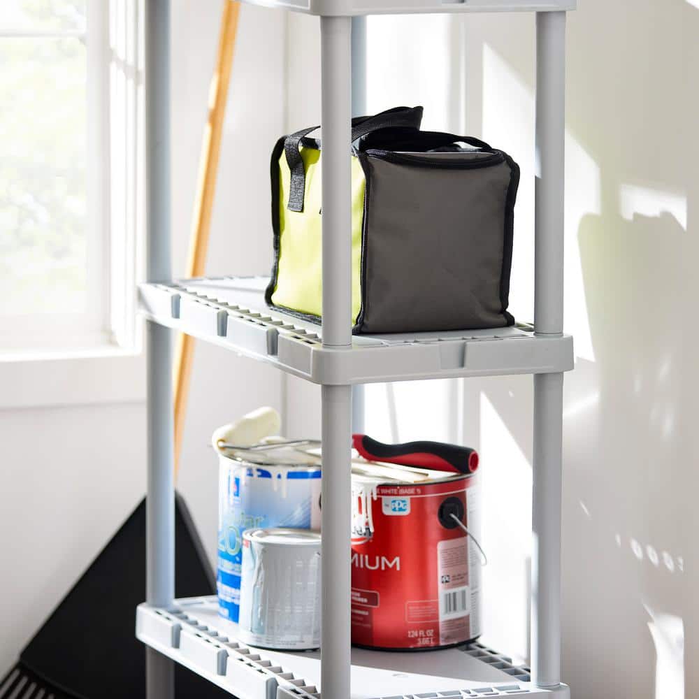 24'' High Resin 4-Tier Light Duty Multi-Purpose Shelving Unit