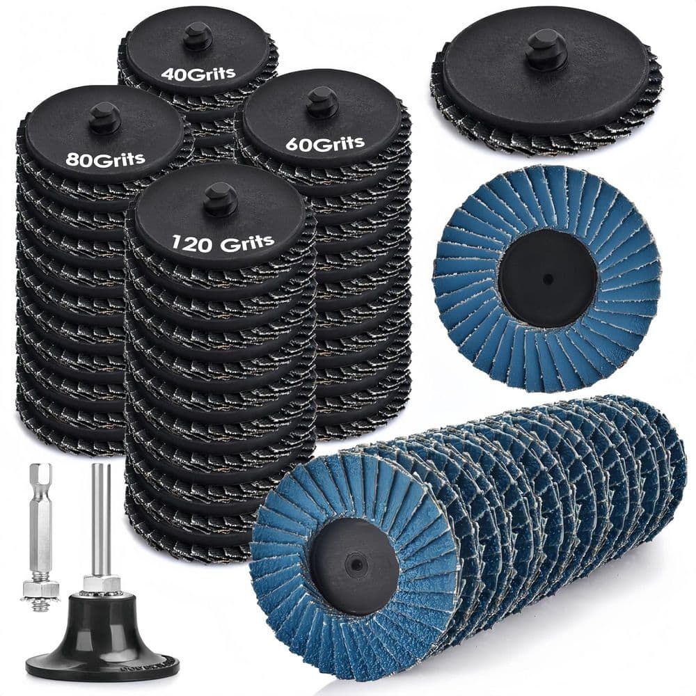 72 Pack Zirconia Alumina Flap Discs with Quick-Change Locking for Metal Grinding and Polishing Applications price history on PriceWatchPro