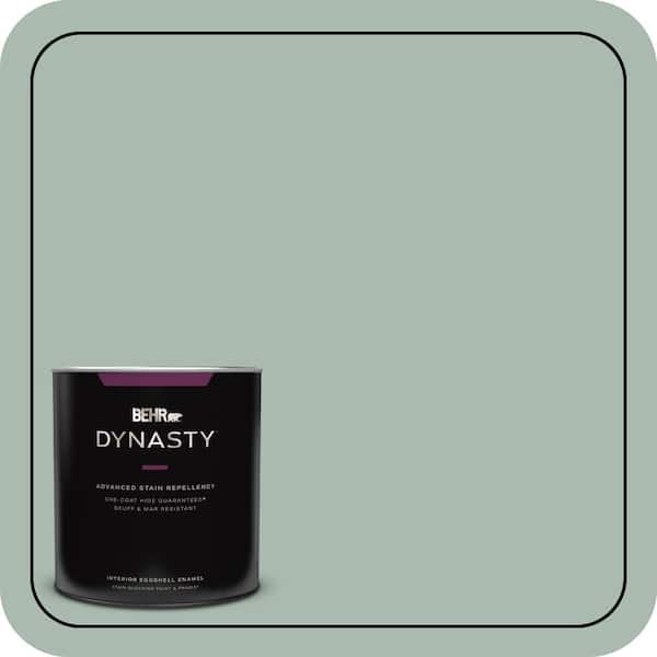 BEHR DYNASTY 1 qt. #PPU11-14 Zen One-Coat Hide Eggshell Enamel Interior Stain-Blocking Paint and Primer