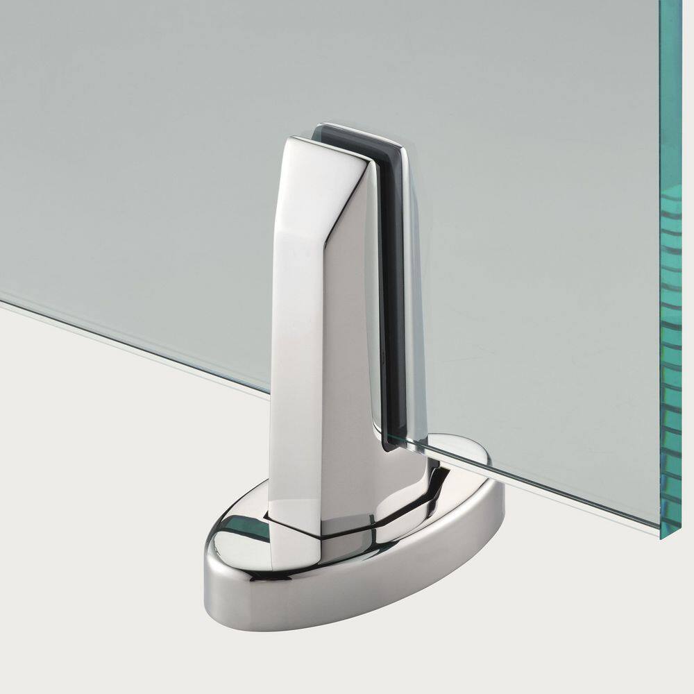 2.3 in. x 4.9 in. x 5.8 in. Chrome Stainless Steel Oval Baseplate Glass Railing Spigot for 1/2 in. Glass Thickness price history on PriceWatchPro